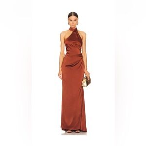 Nookie entice gown in mocha